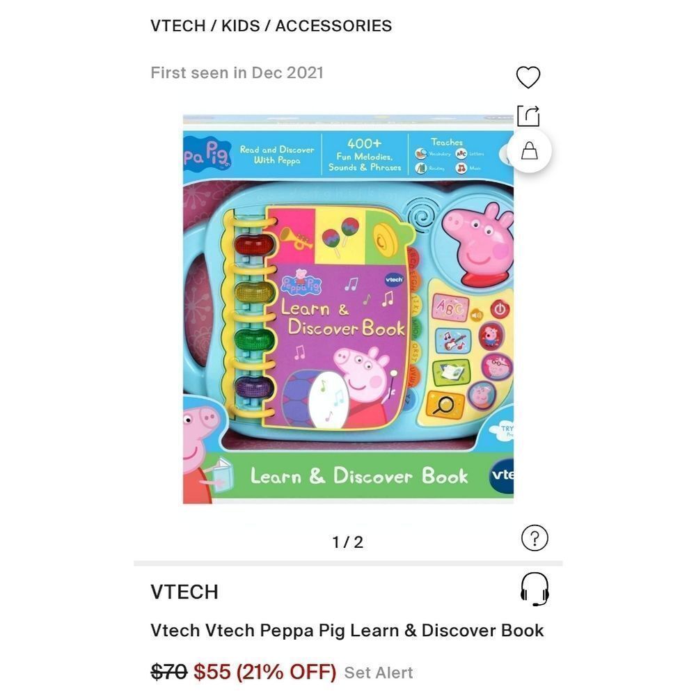 Vtech® Peppa Pig Learn & Discover Book - Picture 5 of 5